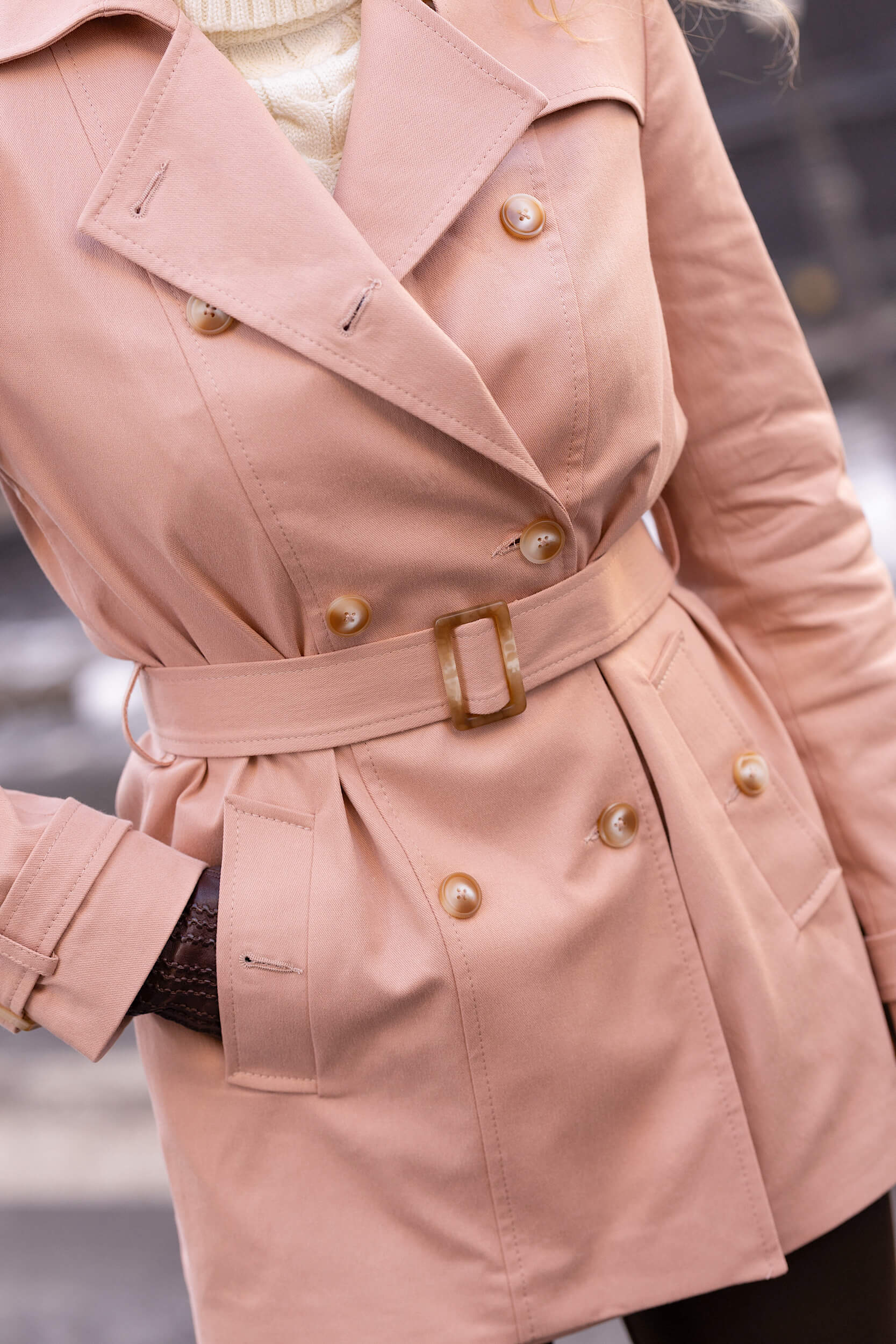 Leanne Short Trench Coat - Image 6