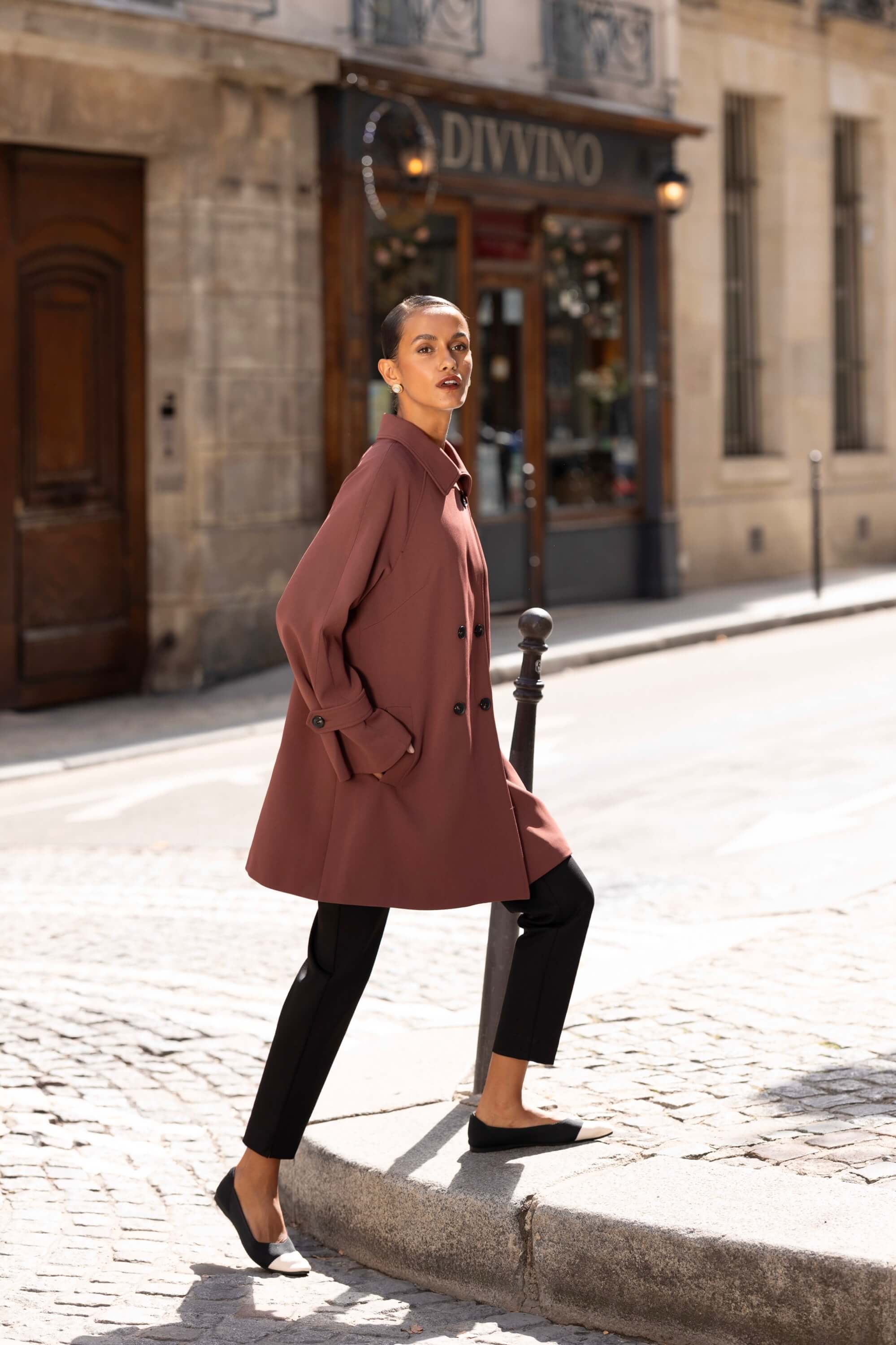 Francine Short Trench Coat - Image 5