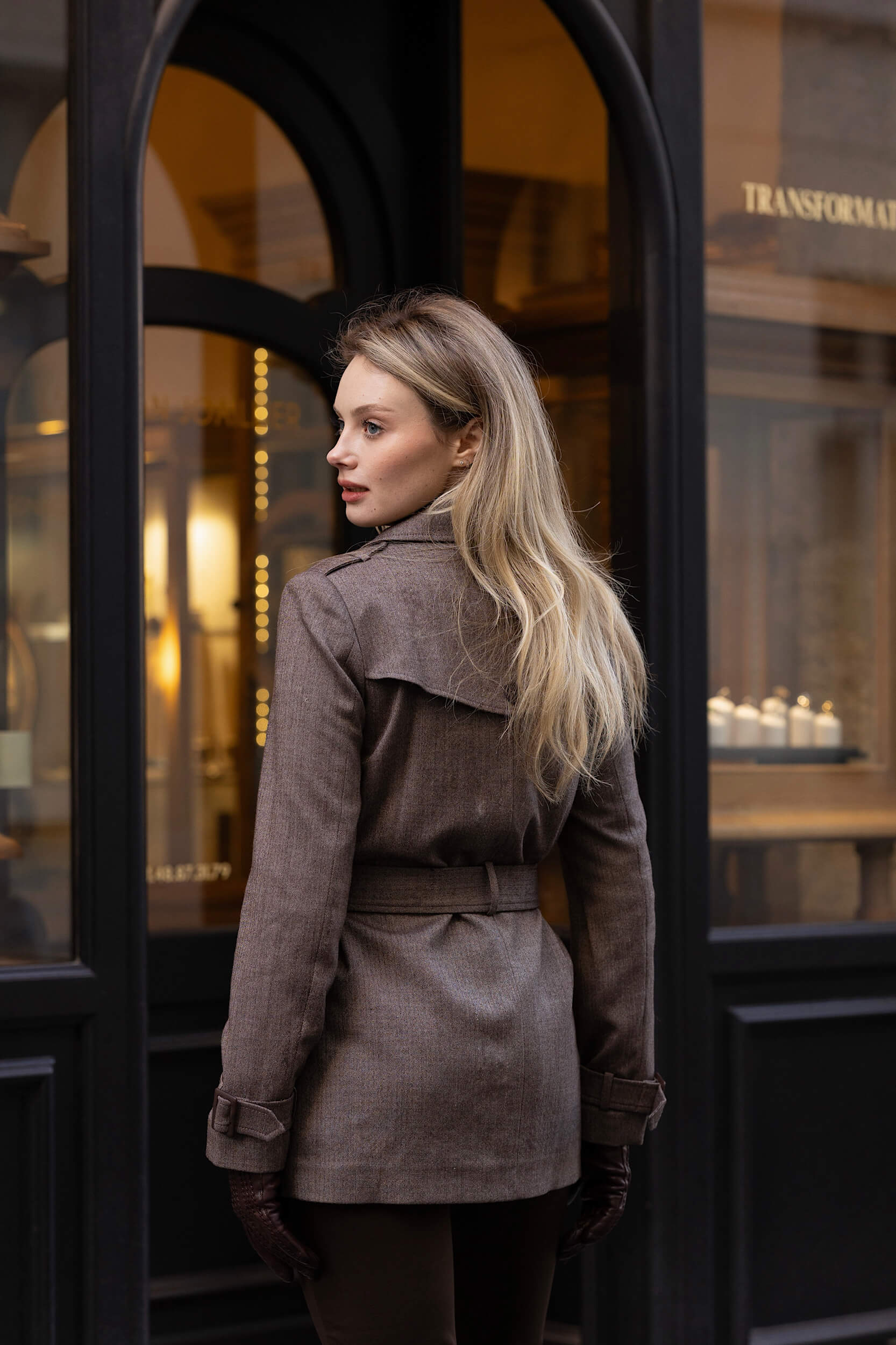 Leanne Short Trench Coat - Image 5
