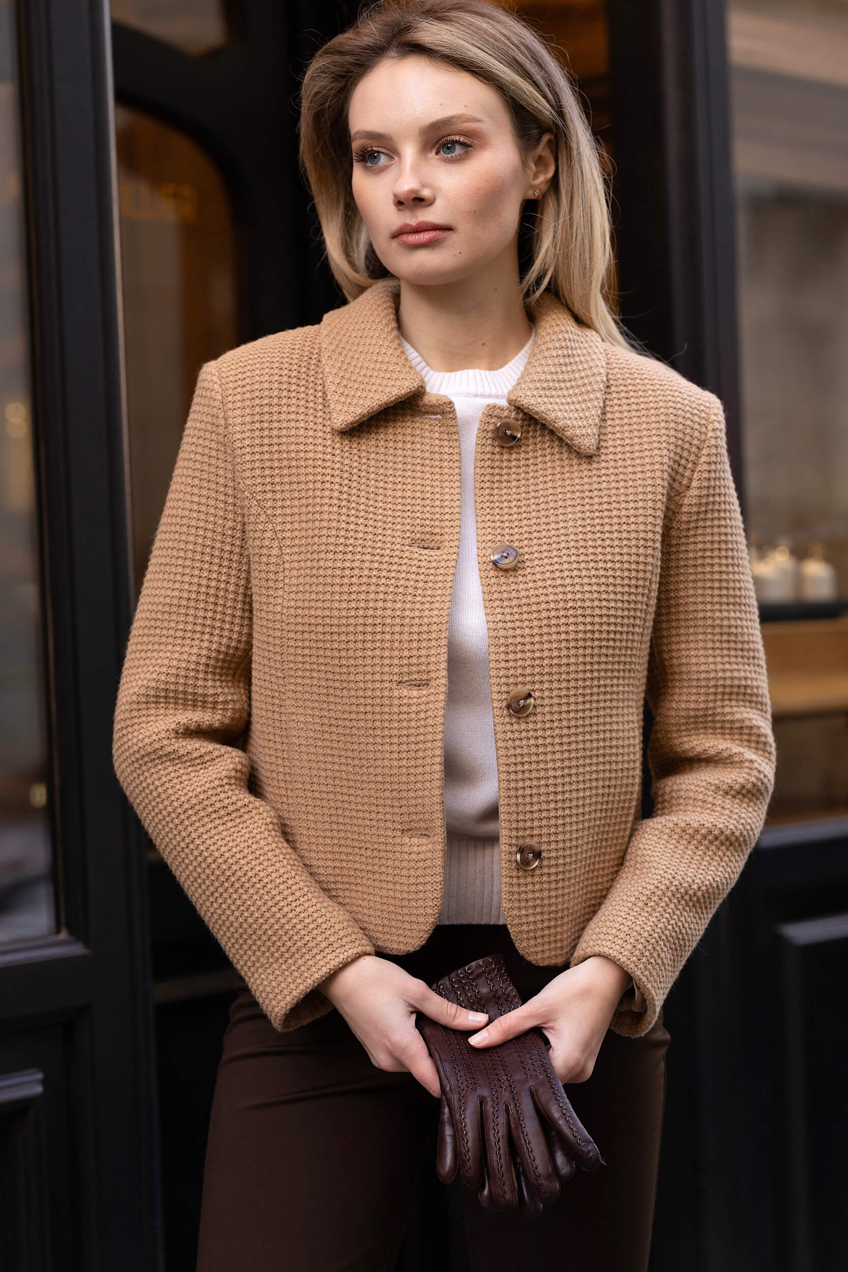 Melanie Wool Short Coat - Image 5