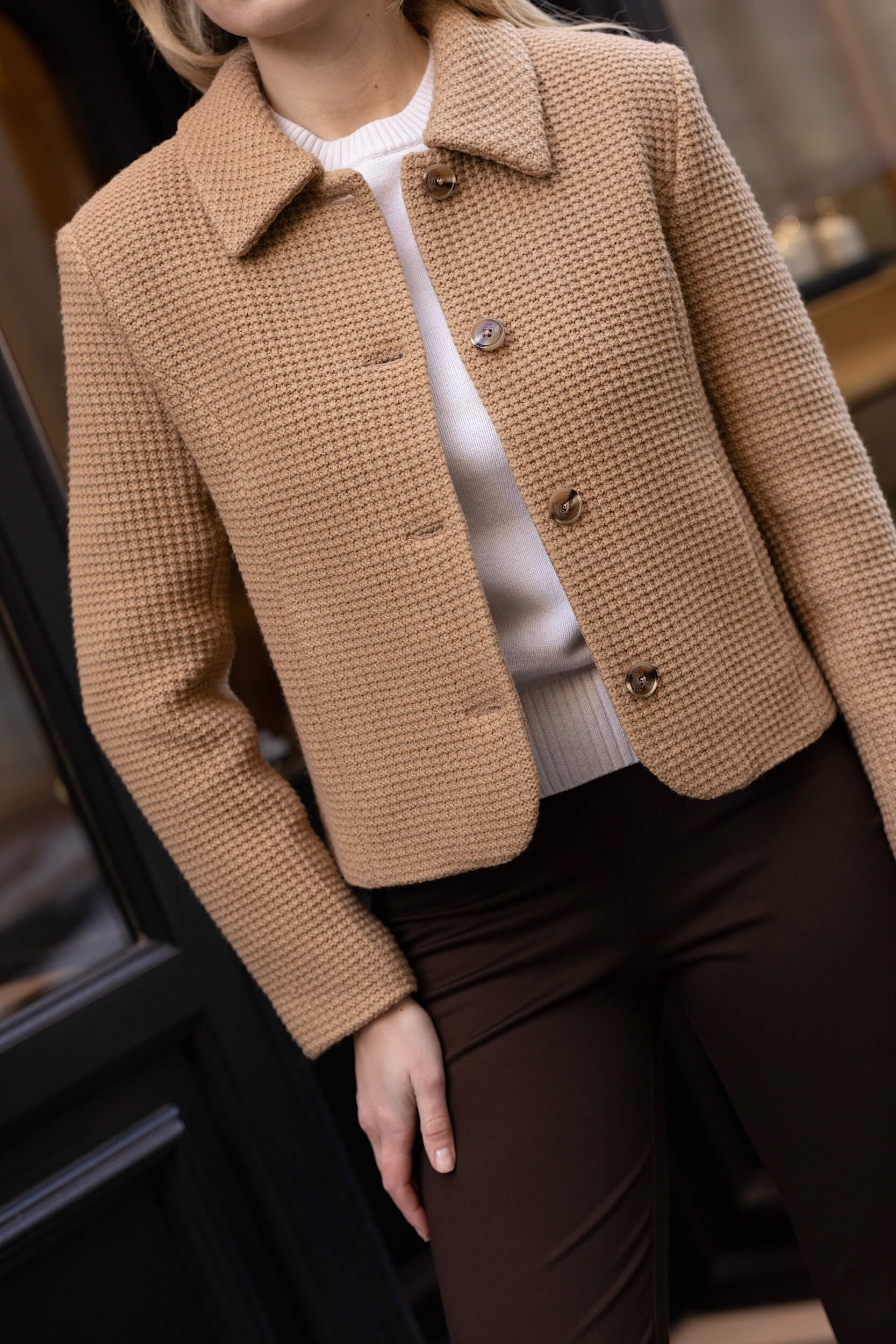 Melanie Wool Short Coat - Image 7