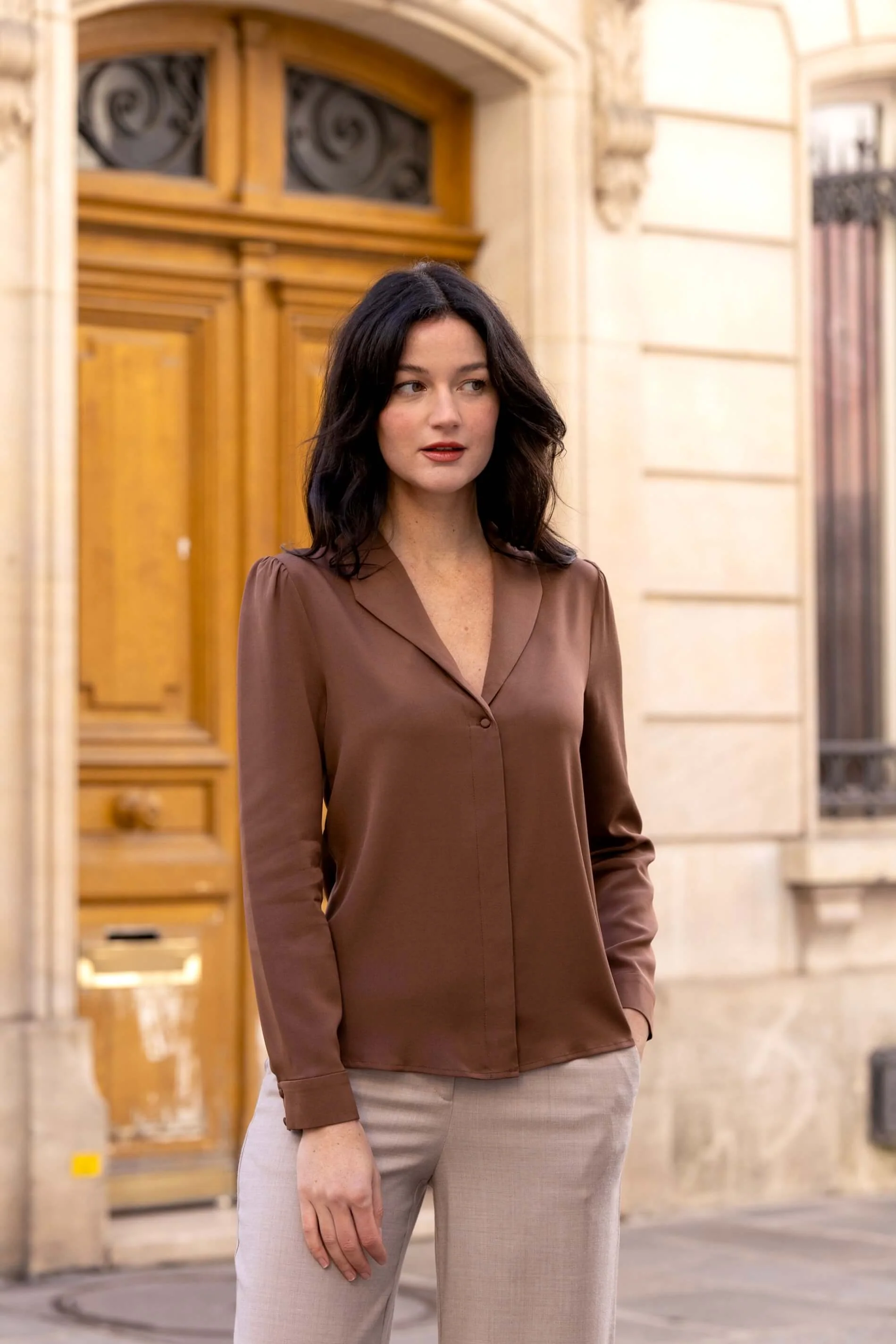 Rhea Silk Blouse - Image 13