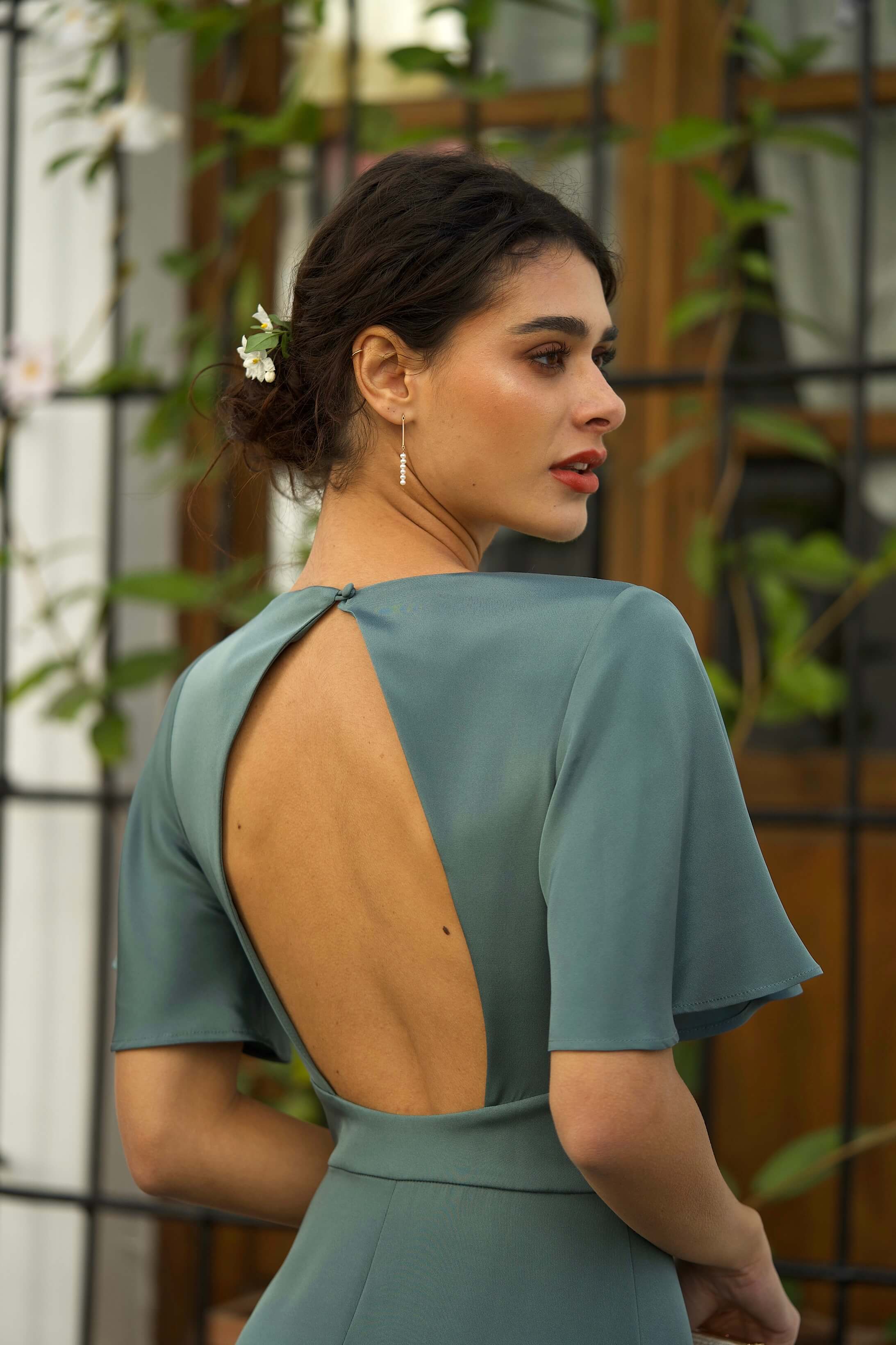 Coralie Silk Dress - Image 11