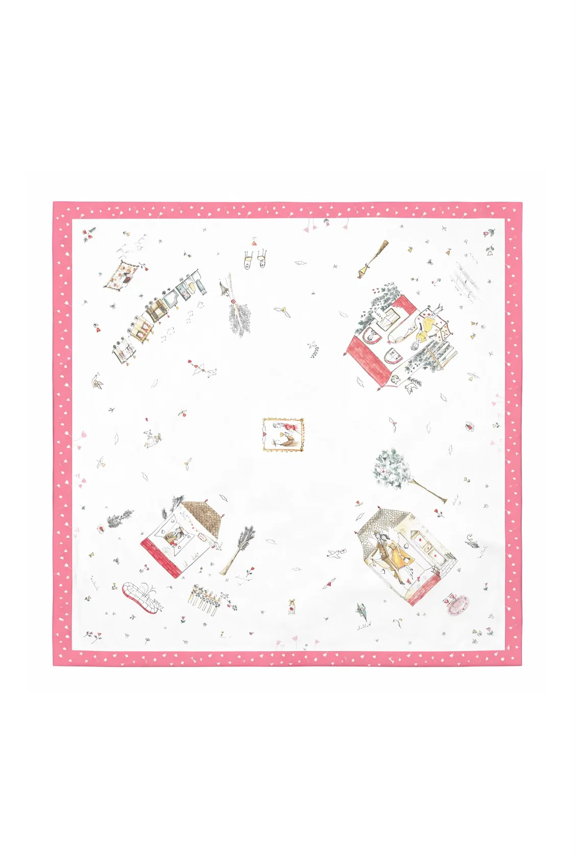Mirabelle Silk Square Scarf - Image 7