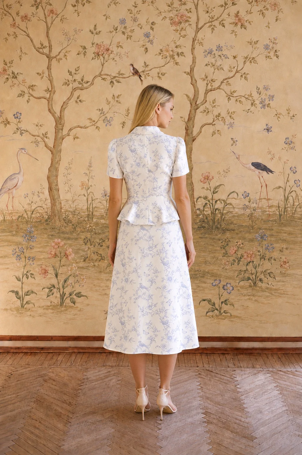 Andi Toile de Jouy Skirt - Image 7