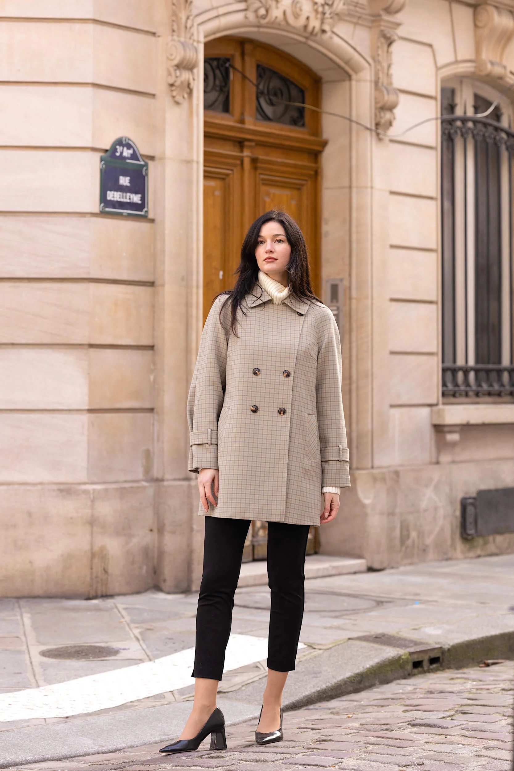 Francine Short Trench Coat - Image 2