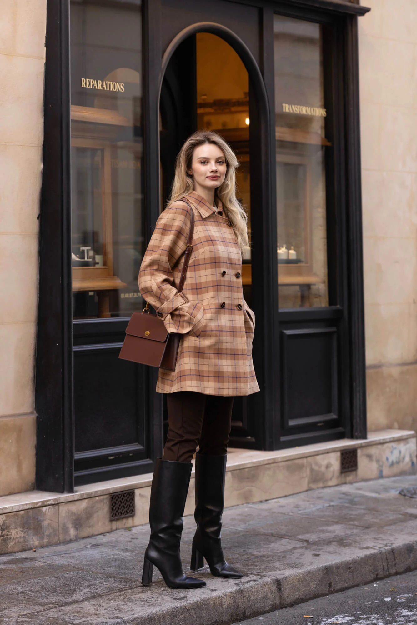 Francine Short Trench Coat - Image 4