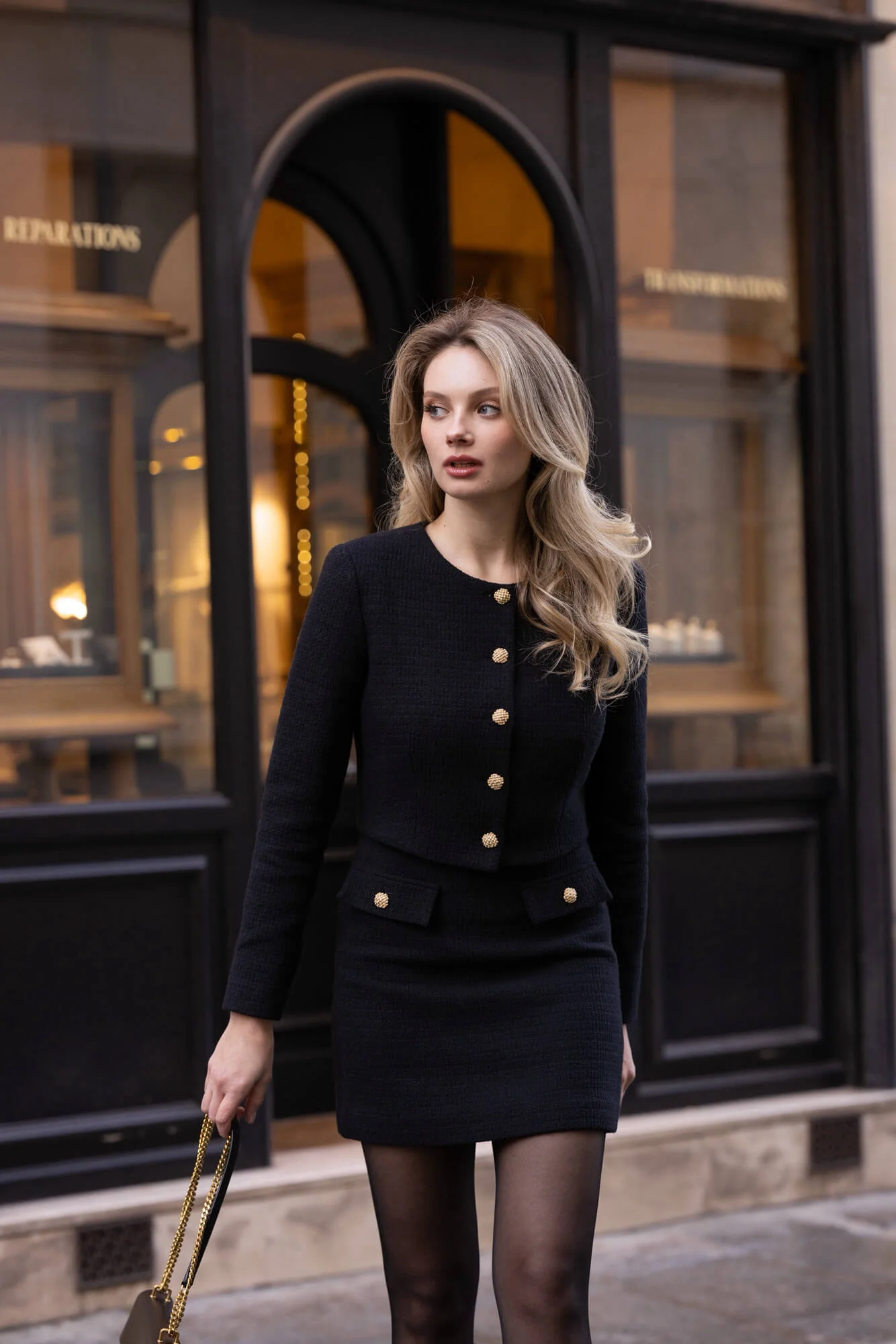 Harmony Tweed Two Piece
