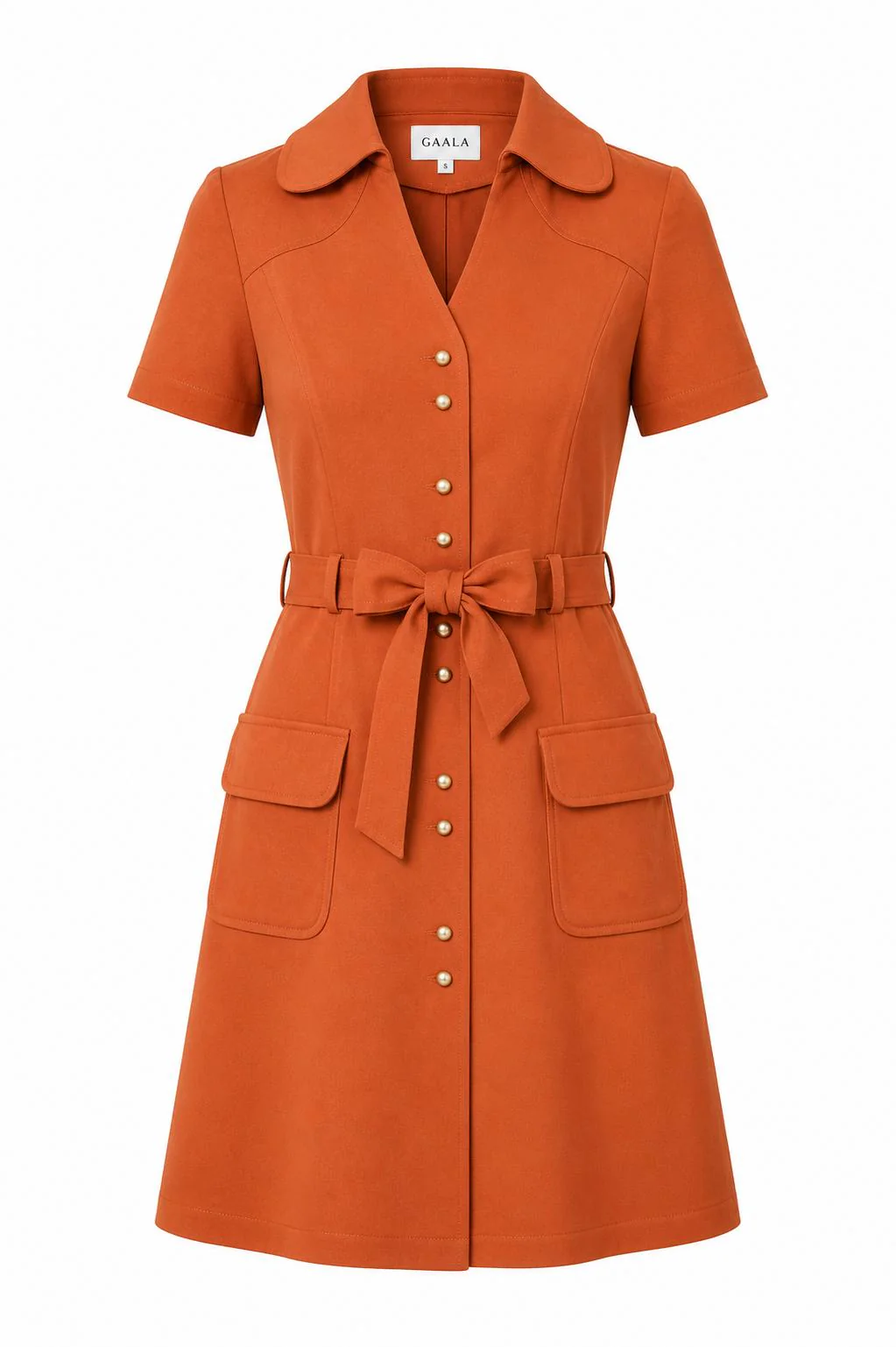 Paris Belted Dress - Image 9