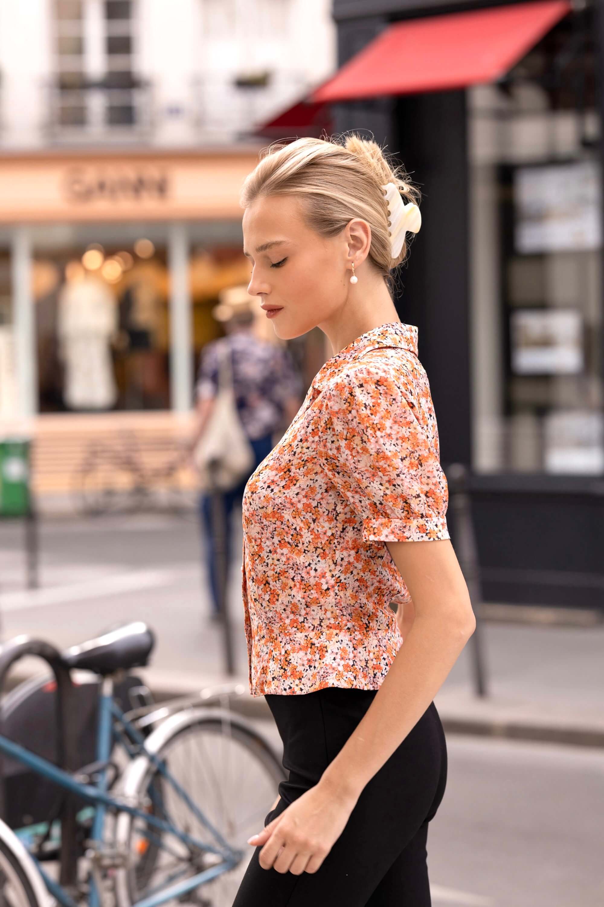 Talia Peplum Blouse - Image 11