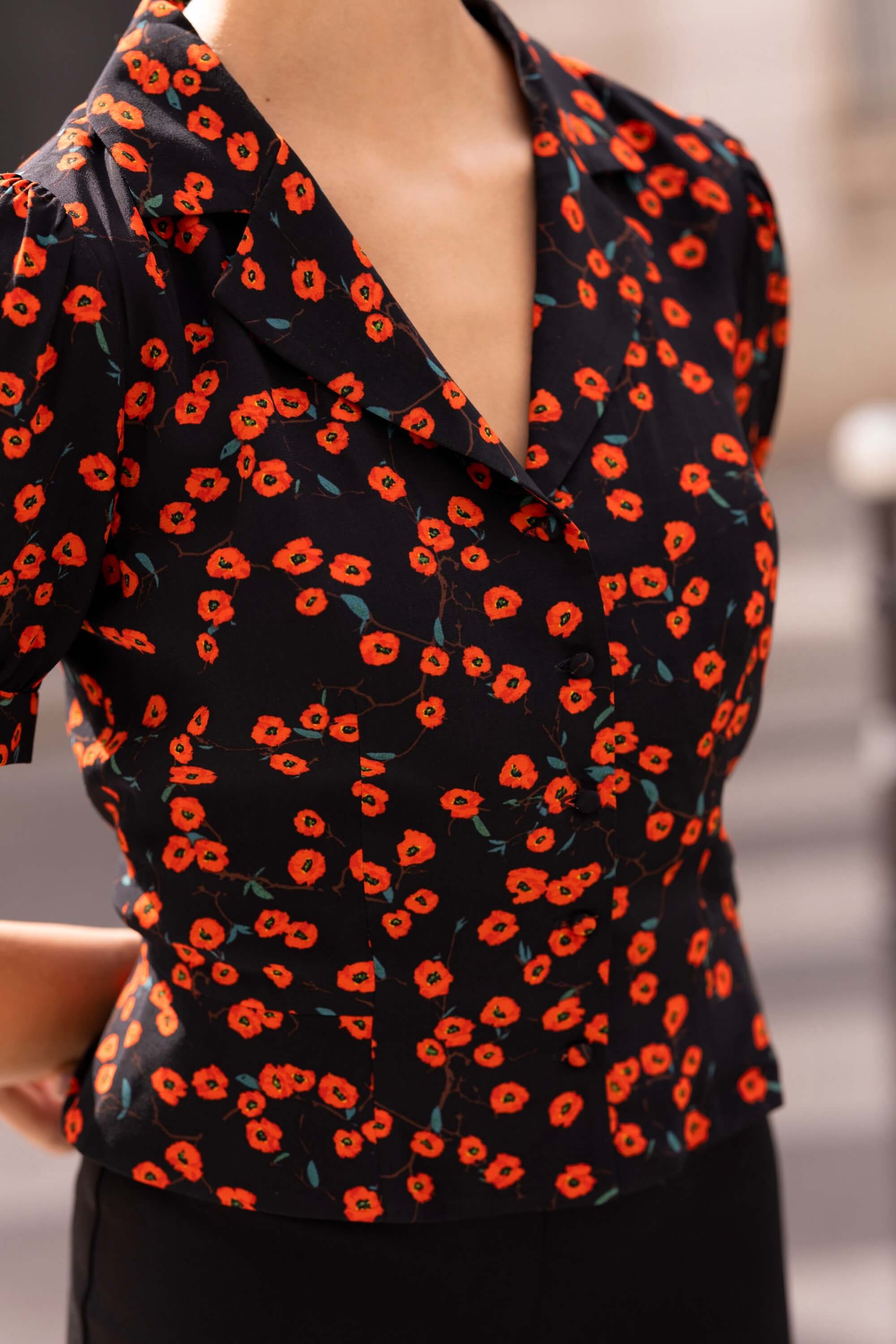 Talia Peplum Blouse - Image 6