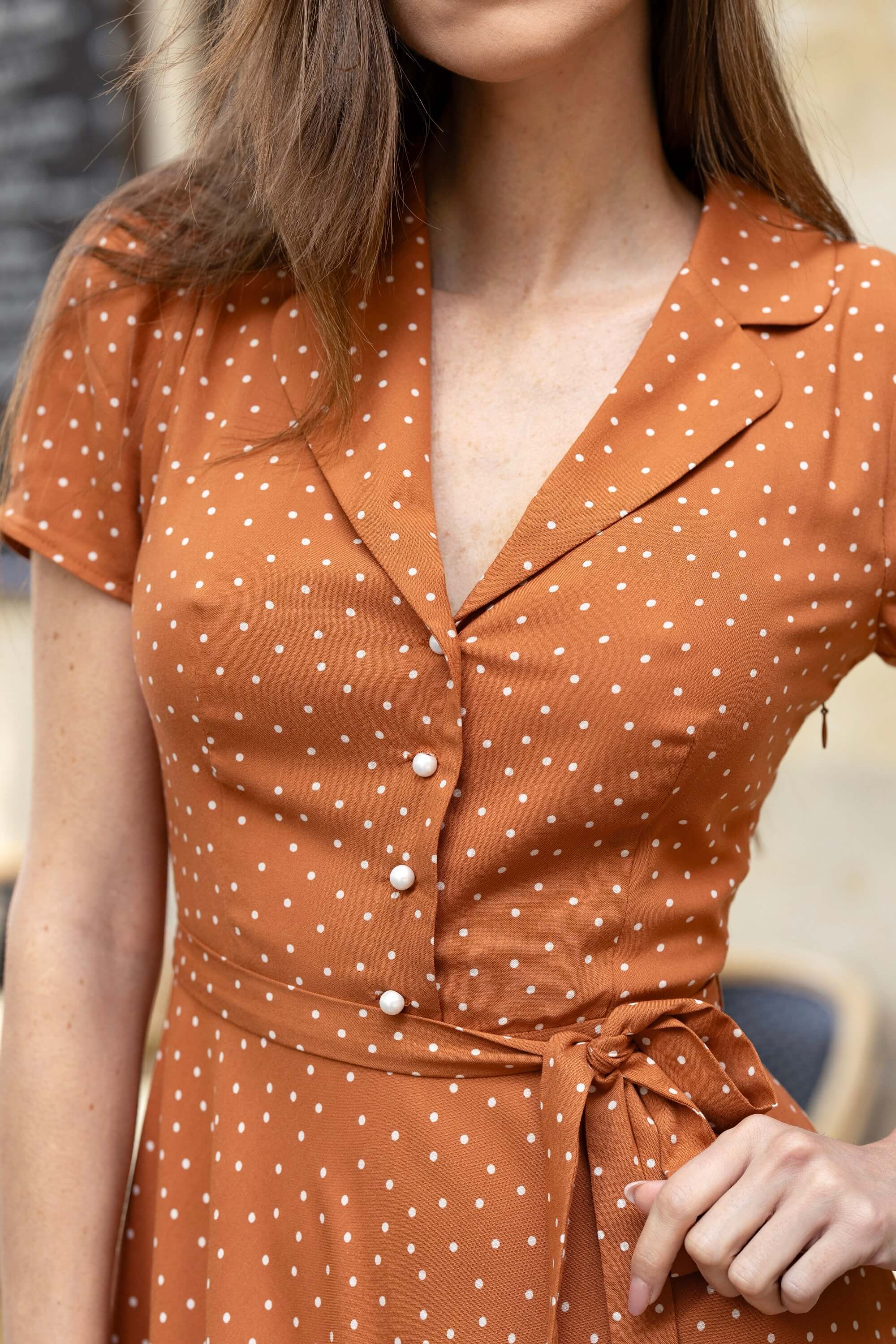 Belle Polka-Dot Dress - Image 8