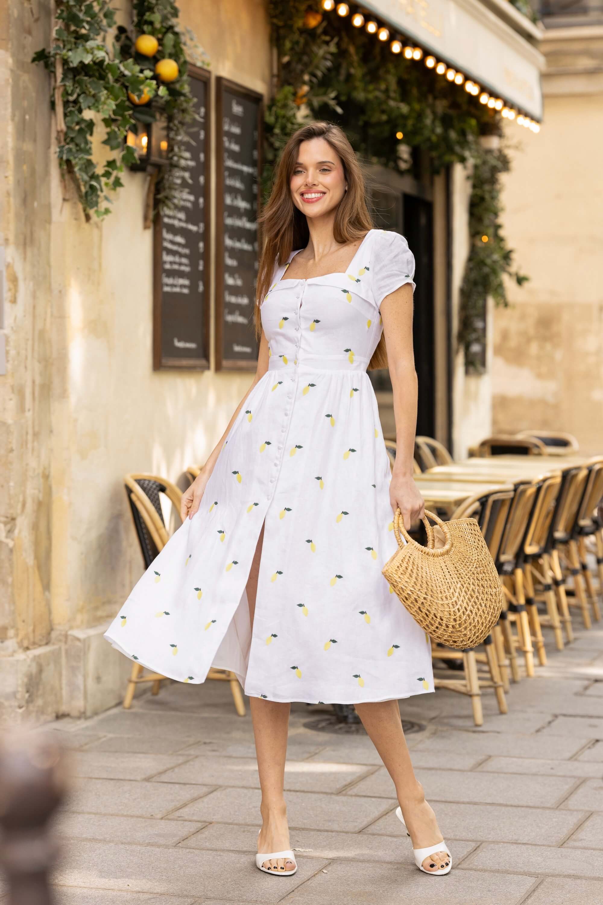 Estelle Linen Dress - Image 3