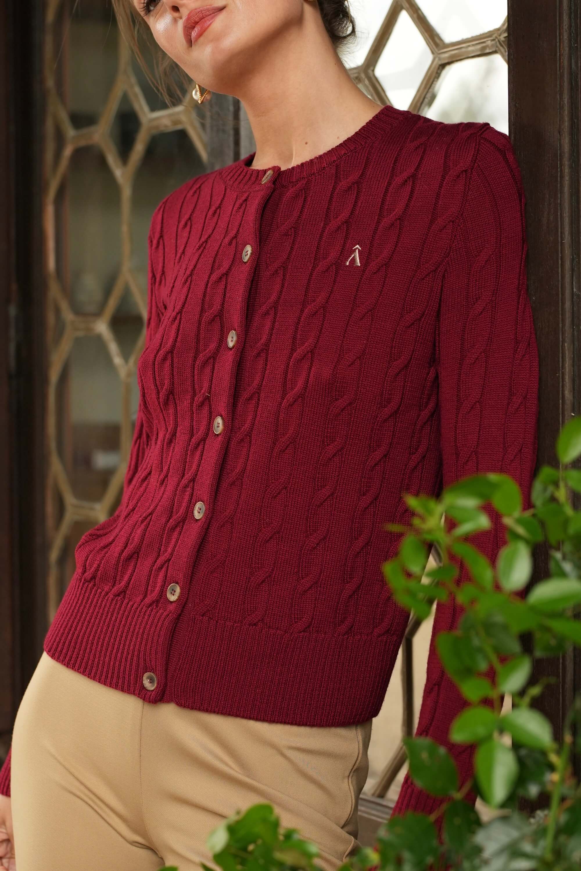 Vincent Wool Cardigan - Image 13