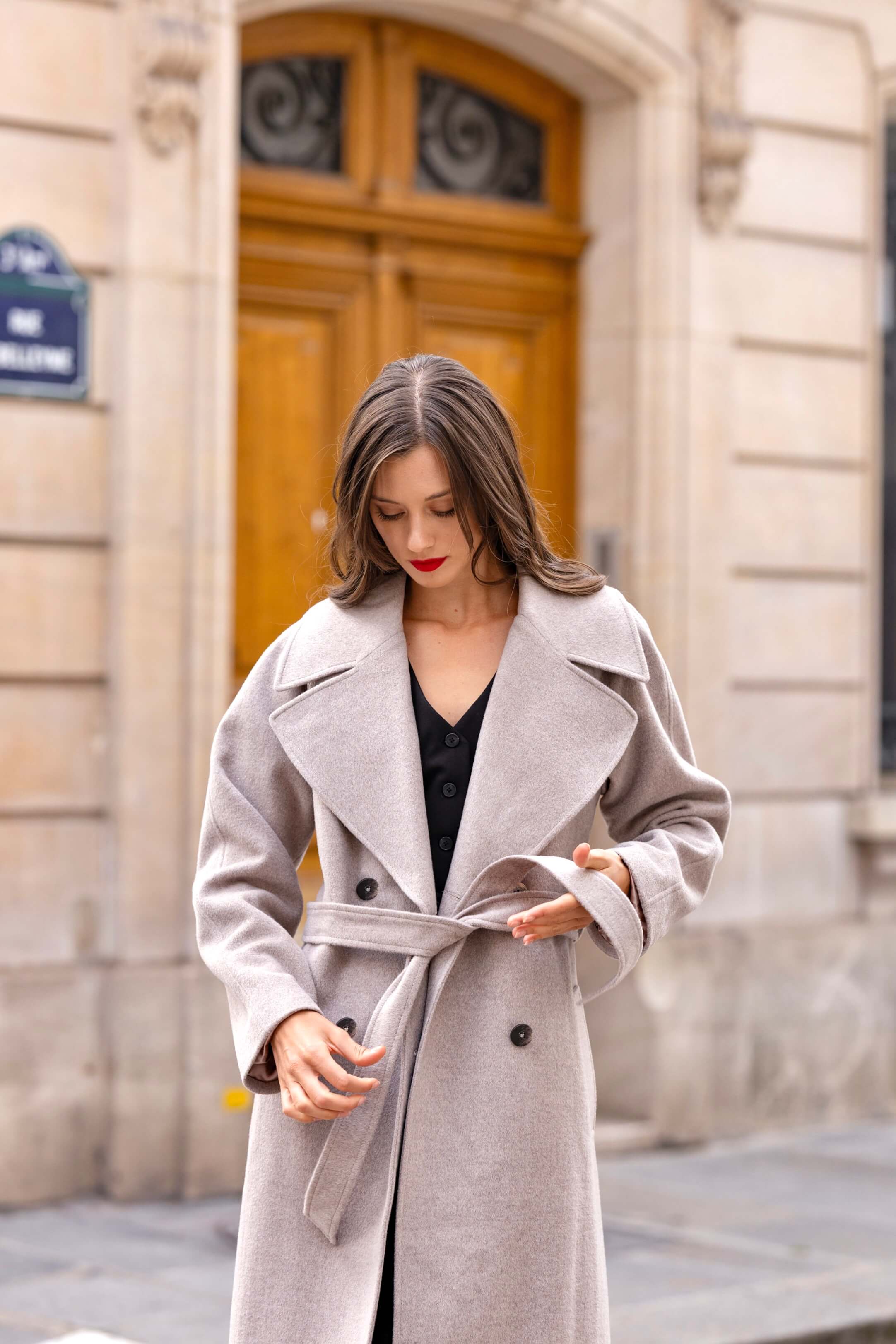 Paloma Wrap Coat - Image 8