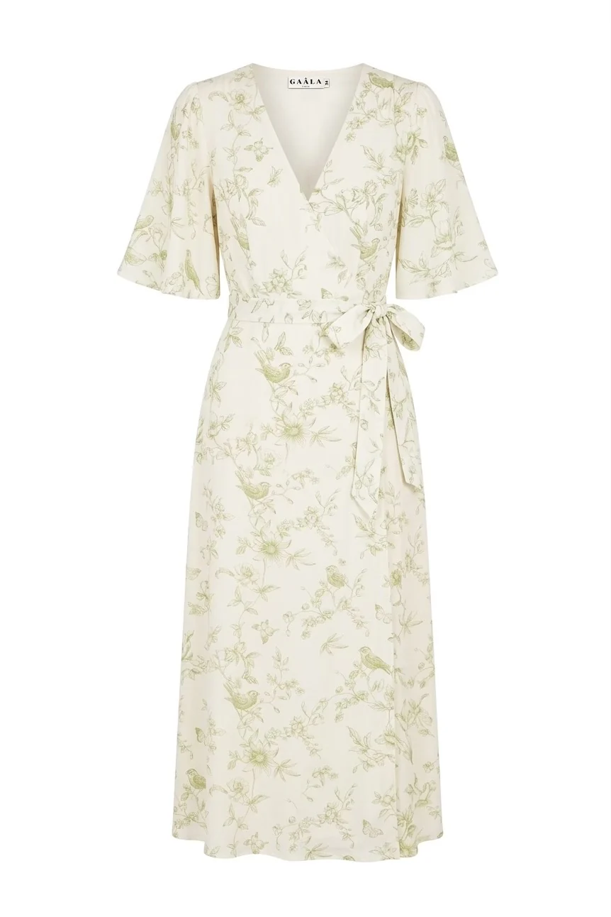 Flora Wrap Dress - Image 3